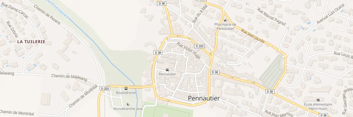 Plan du 5 Rue Fabre d’Eglantine à Pennautier