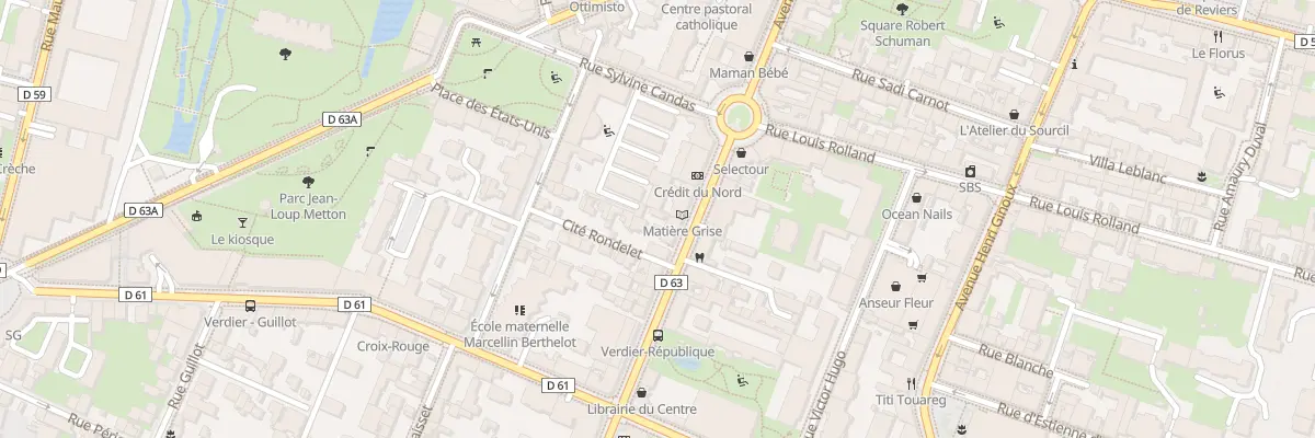 Plan du 72 Av de la République à Montrouge