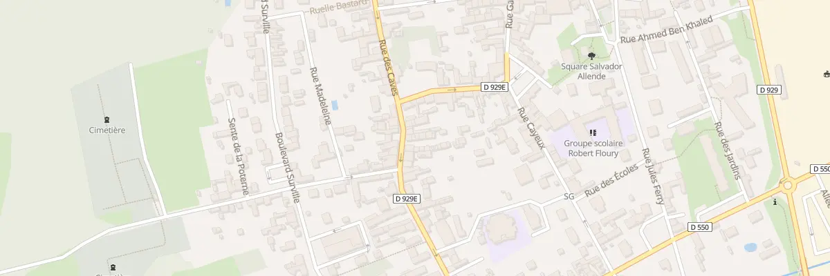 Plan du 7 Rue du Gal Leclerc à Mouy