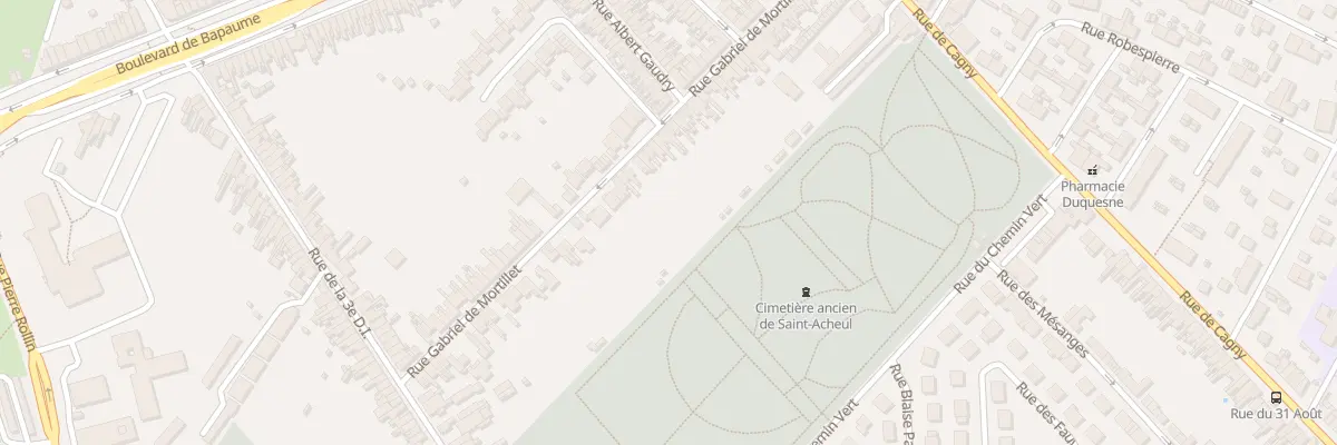 Plan du 91 Rue Gabriel de Mortillet à Amiens