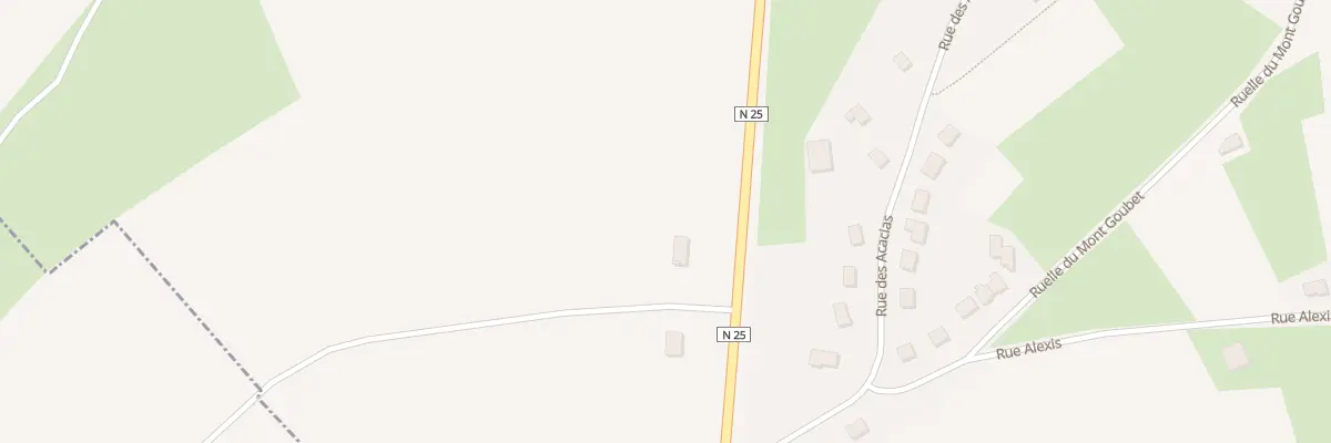 Plan du 1 Rte Nationale à Talmas