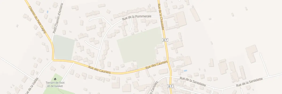 Plan du 2 Rue des Cauriers à Sains-en-Amiénois