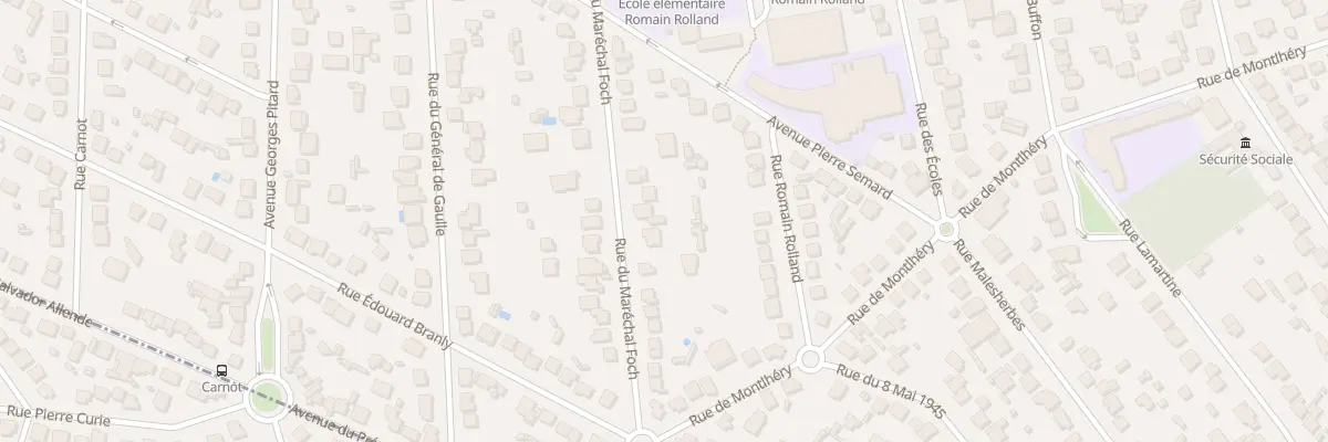 Plan du 41 Rue du Maréchal Foch à Sainte-Geneviève-des-Bois