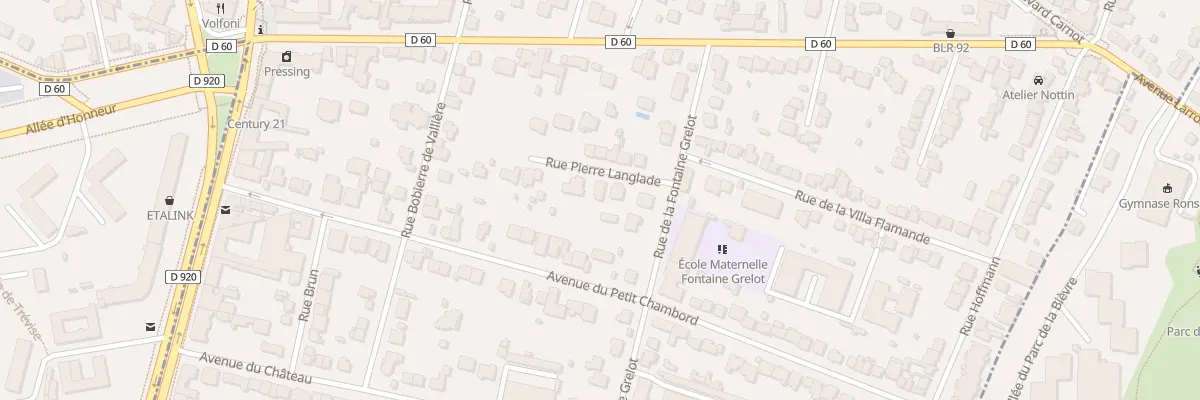 Plan du 3B Rue Pierre Langlade à Bourg-la-Reine