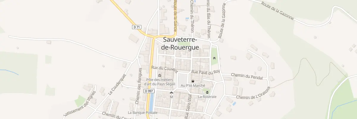 Plan du 5034 Sauveterre à Sauveterre-de-Rouergue