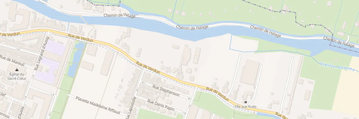 Plan du 255 Rue de Verdun à Amiens