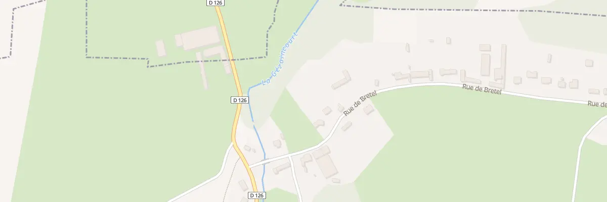 Plan du 7 Rue de Bretel à Gézaincourt