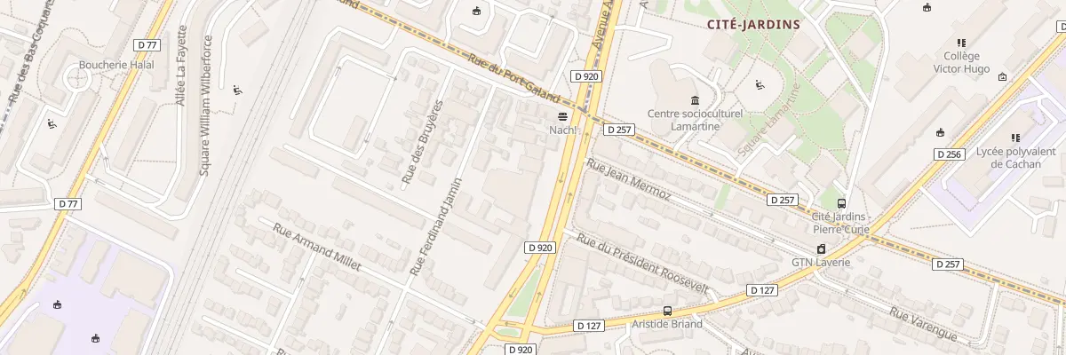 Plan du 30 Rue Ferdinand Jamin à Bourg-la-Reine