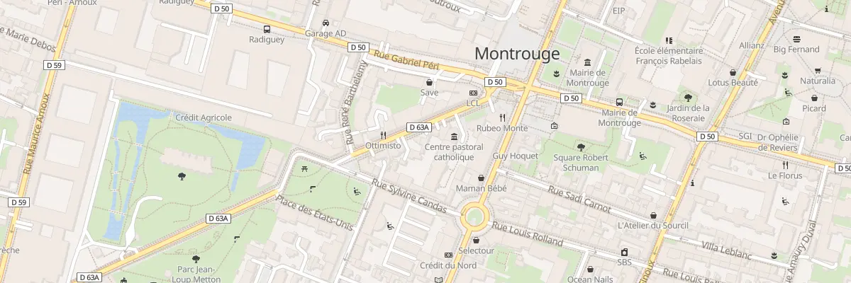 Plan du 11 Av Jean Jaurès à Montrouge