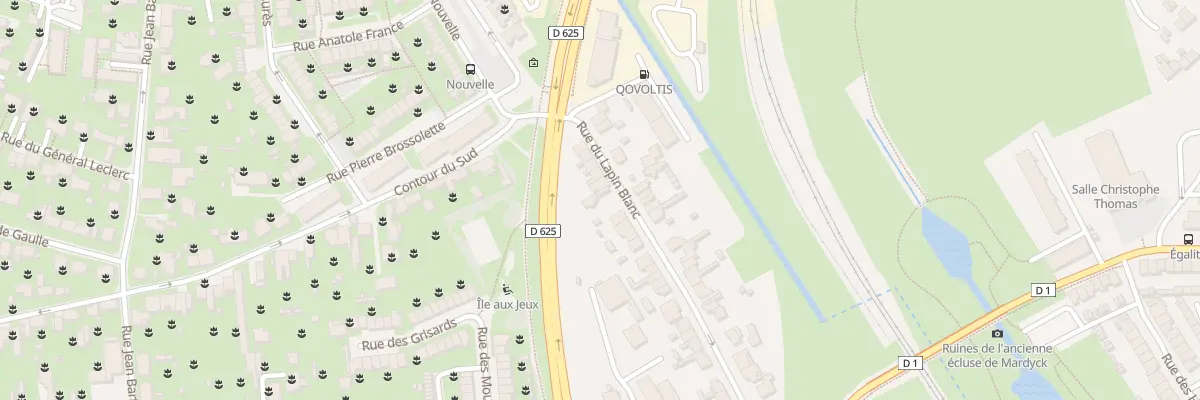 Plan du 55 Rue du Lapin Blanc à Dunkerque