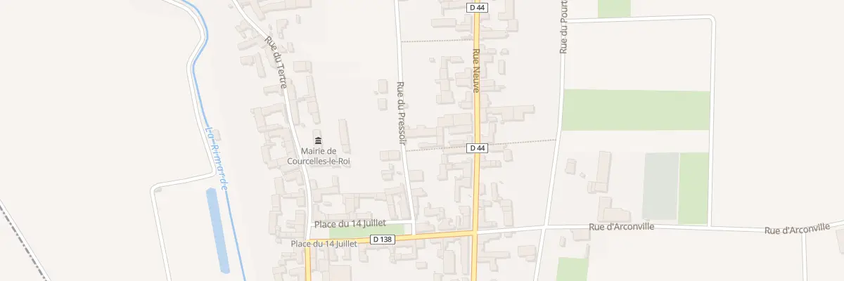 Plan du 4 Rue du Pressoir à Courcelles-le-Roi