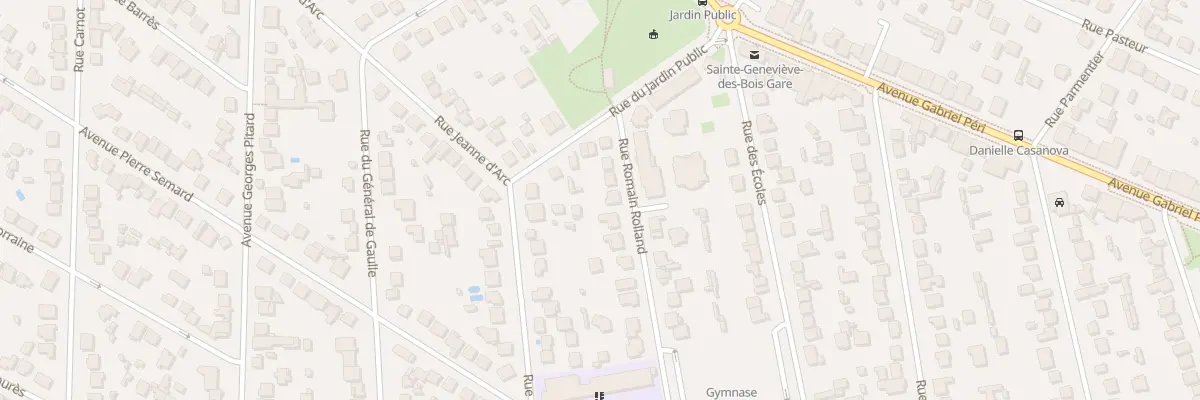 Plan du 8 Rue Romain Rolland à Sainte-Geneviève-des-Bois