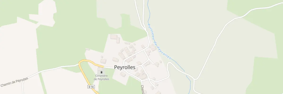 Plan du 22 Le Village à Peyrolles