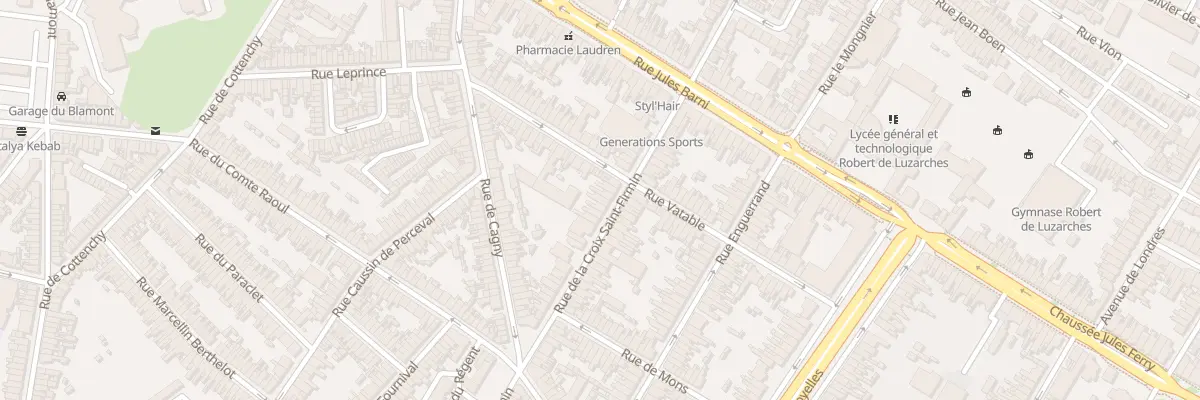 Plan du 28 Rue Croix Saint-Firmin à Amiens