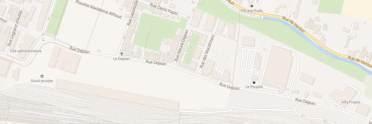 Plan du 143B Rue Dejean à Amiens