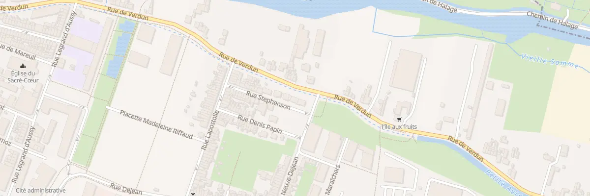 Plan du 37 Rue Stephenson à Amiens