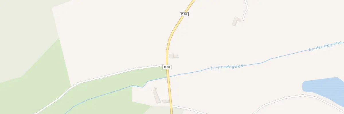 Plan du 1 Vendegond à Saint-Éloy-de-Gy