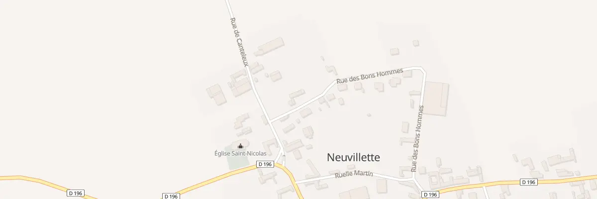 Plan du 410 Rue des Bons Hommes à Neuvillette
