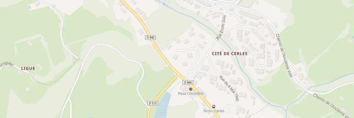 Plan du 3 Res Bellevue à Firmi