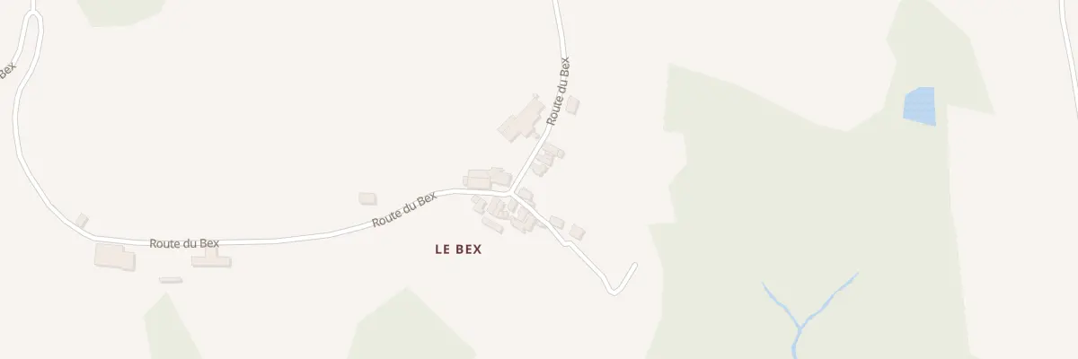 Plan du 5243 Le Bex à Saint-Parthem