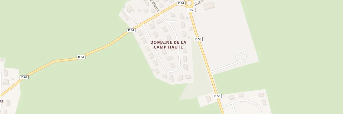 Plan du 12 Lot Domaine de la Camp Haute à Saint-Paul-des-Landes