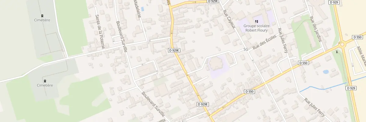 Plan du 29 Rue du Gal Leclerc à Mouy