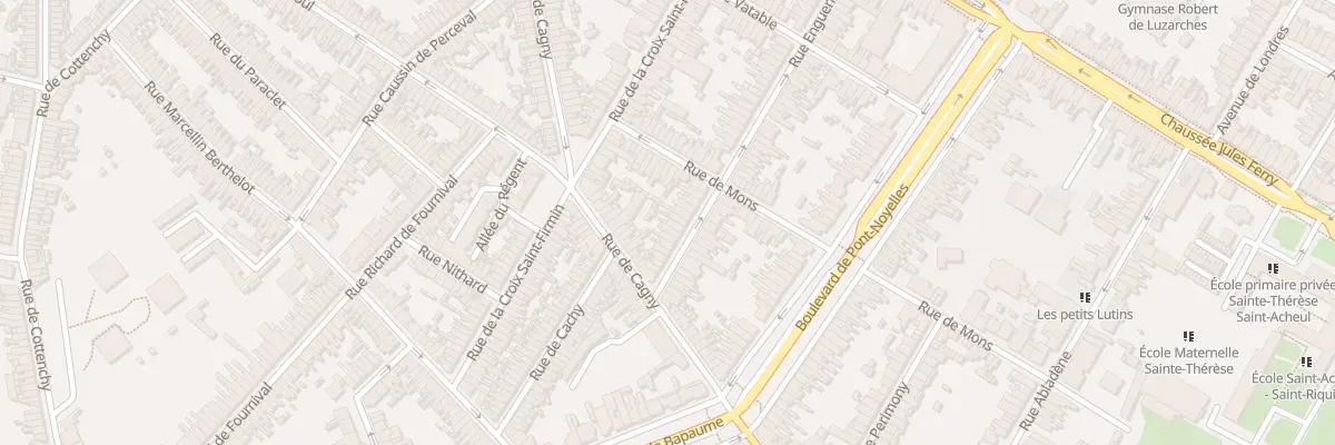 Plan du 64 Rue Enguerrand à Amiens