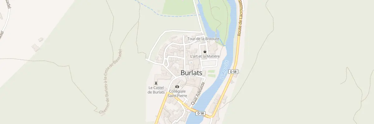 Plan du 7 Pl Trencavel à Burlats