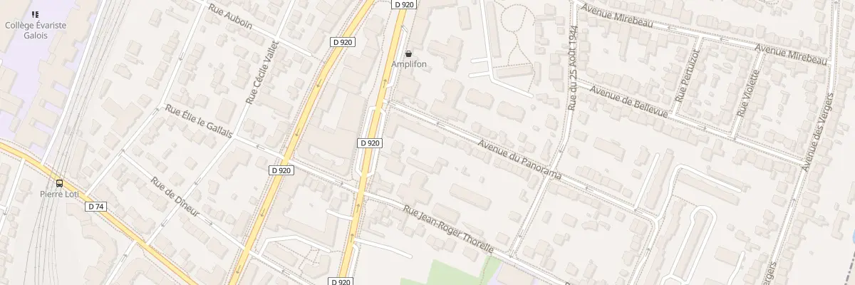 Plan du 53 Av du Panorama à Bourg-la-Reine