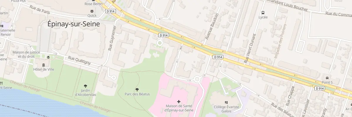 Plan du 10 Av de la République à Épinay-sur-Seine