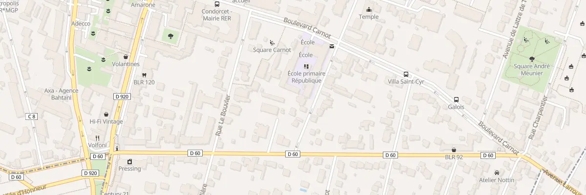 Plan du 28 Av de la République à Bourg-la-Reine