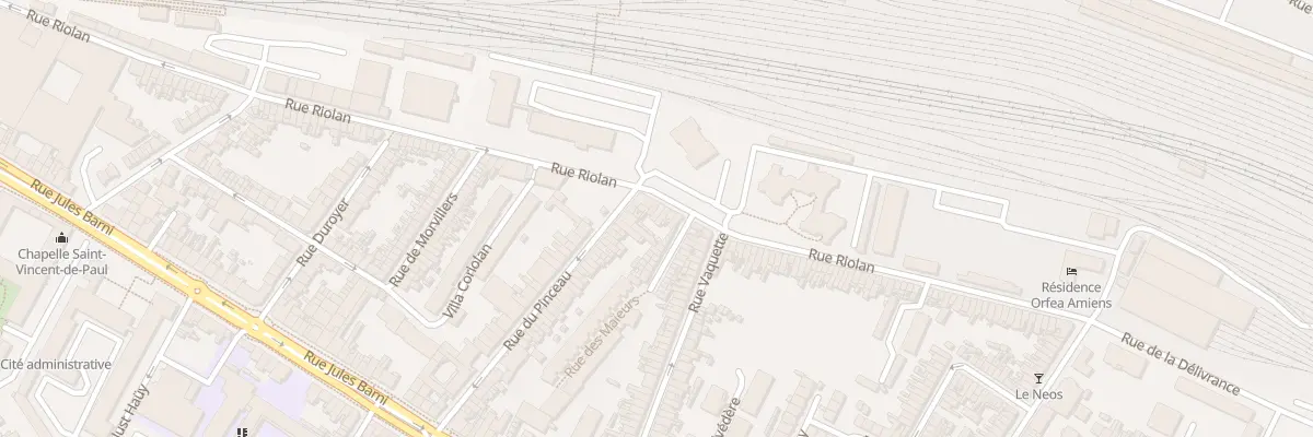 Plan du 194 Rue Riolan à Amiens