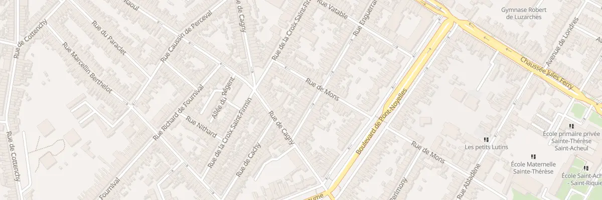 Plan du 60 Rue Enguerrand à Amiens