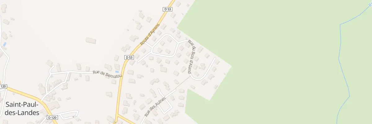 Plan du 22 Rue du Bois d’Aland à Saint-Paul-des-Landes