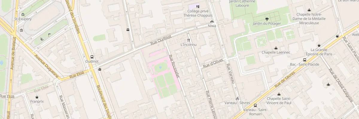 Plan du 9 Rue Rousselet à Paris 7e Arrondissement