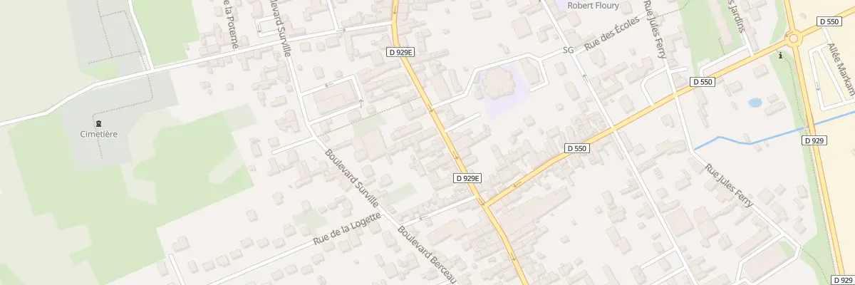Plan du 38 Rue du Gal Leclerc à Mouy
