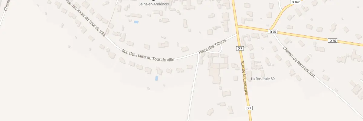 Plan du 1B Che du Tour de Ville à Sains-en-Amiénois