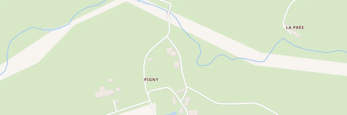 Plan du 9251F Village de Pigny à Morlac