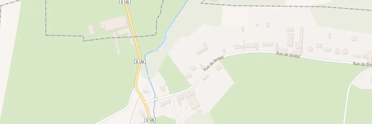 Plan du 7B Rue de Bretel à Gézaincourt