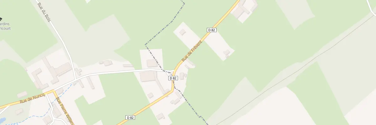 Plan du 5010 Rue de Frevent à Sibiville