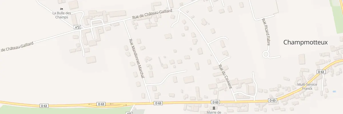 Plan du 2 Imp des Courtilles à Champmotteux