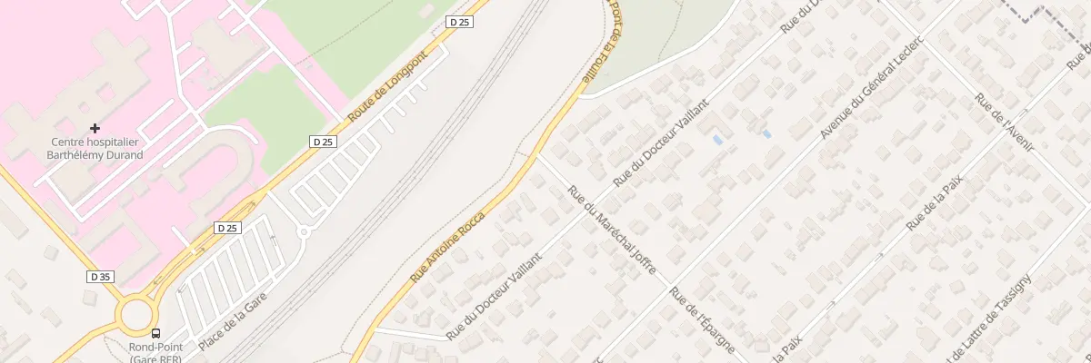 Plan du 2 Rue du Marechal Joffre à Sainte-Geneviève-des-Bois