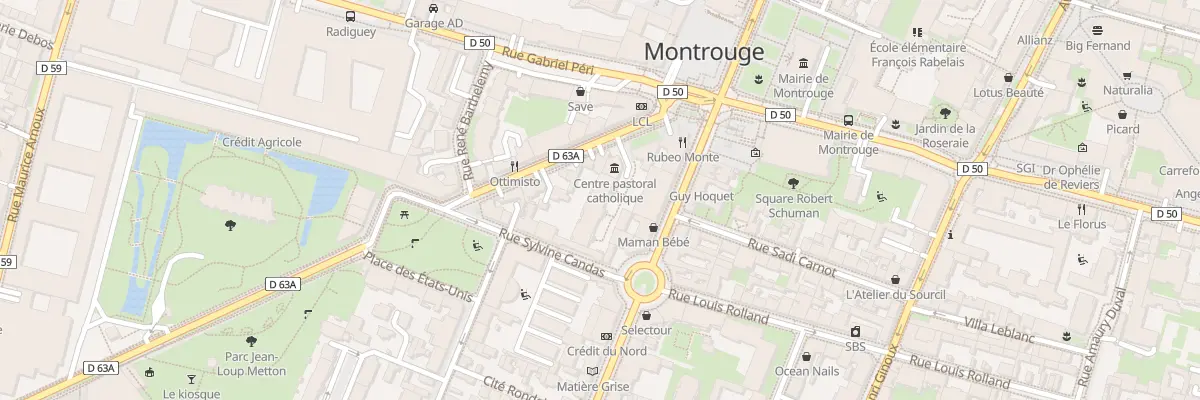 Plan du 5B Av Jean Jaurès à Montrouge