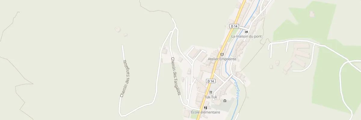 Plan du 140 Le Champ de l’Eglise à Rennes-les-Bains