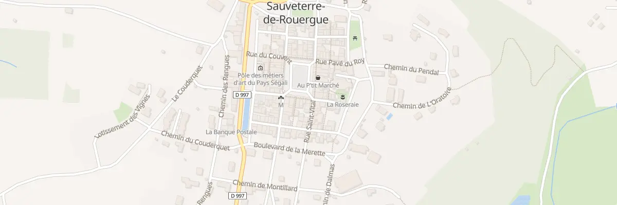 Plan du 5021 Sauveterre à Sauveterre-de-Rouergue