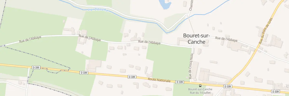Plan du 388 Rue de l’Abbaye à Bouret-sur-Canche
