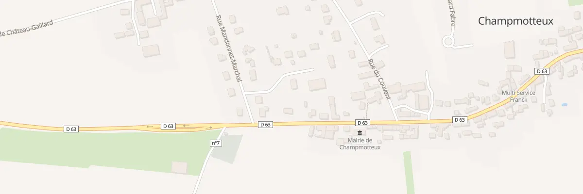 Plan du 2 Rue Mandonnet Marchal à Champmotteux