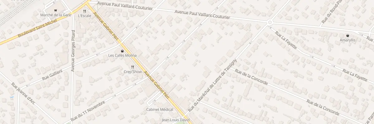 Plan du 14 Rue de la Paix à Sainte-Geneviève-des-Bois