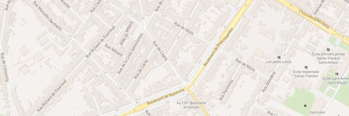 Plan du 91 Rue Enguerrand à Amiens