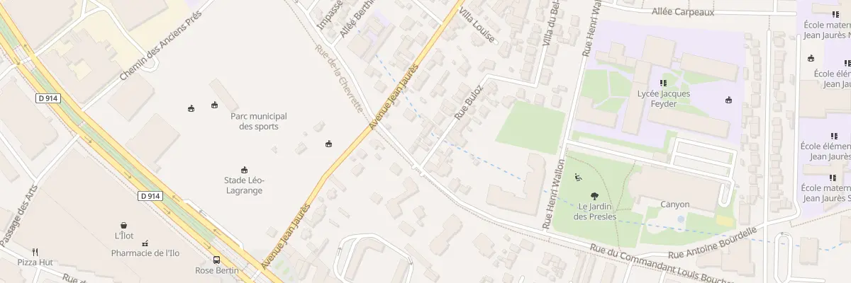 Plan du 3 Rue Buloz à Épinay-sur-Seine